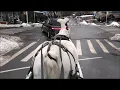 White Horse and Hearse Carriage Frank R Bell Funeral Home to Deceased s Home Brooklyn NY Dec 19 2020