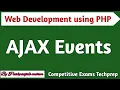 Lec - 3 3 AJAX Events in PHP in Hindi Web Development using PHP