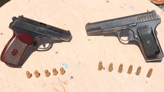 مسدس التوكاريف في مواجهة مسدس الماكاروف من أرض الميدان 