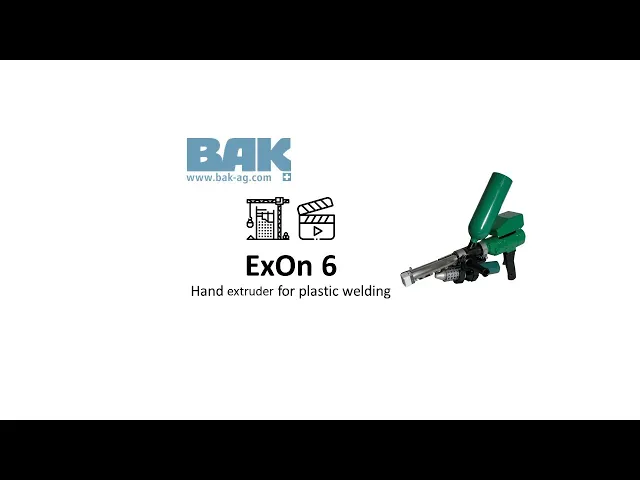 ExOn 6 | Hand welding extruder