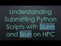 Understanding Submitting Python Scripts with Slurm and Srun on HPC