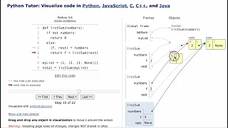 moving and hiding objects pythontutor com