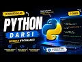 Python 1-dars Noldan pro darajagacha o rganamiz