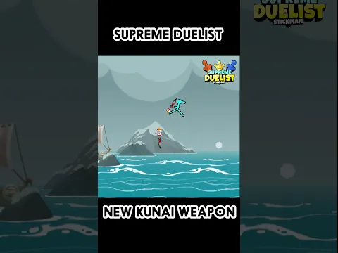 NEW Kunai Weapon: Supreme Duelist Stickman