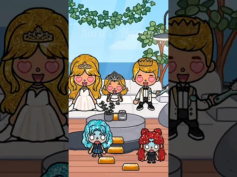 Golden Hair Sister Is Always A Favorite 🥺 #tocaboca #tocalifeworld#shorts #viralvideo#fyp