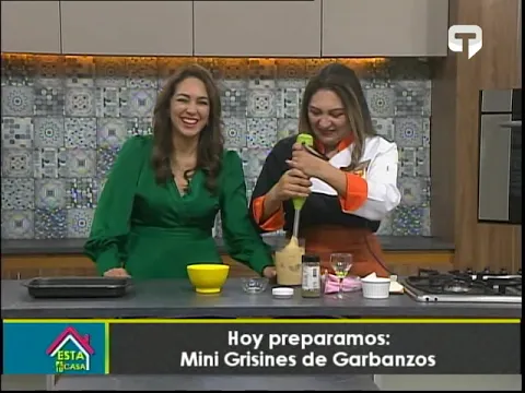Hoy preparamos Mini Grisines de Garbanzos