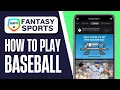 How to Play ESPN Fantasy Baseball ESPN Fantasy Baseball Tutorial for Beginners 2026
