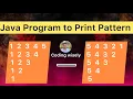 Java Program to Print triangle Pattern Part 5 Java Coding Coding Wisely