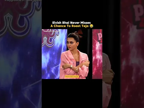 Elvish Yadav Vs Teja Ki Awaz Epic Roast #elvishyadav #munawarfaruqui #fukrainsaan #biggboss #shorts