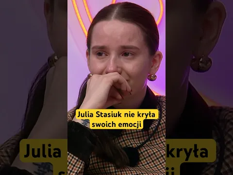 Julia Stasiuk nie kryła swoich emocji