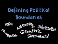 Geometric Subsequent Superimposed and Other Political Boundaries AP Human Geography