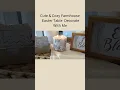 COZY FARMHOUSE EASTER TABLE DECORATE WITH ME EASTER DECOR IDEAS