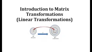 Introduction to Matrix Transformations