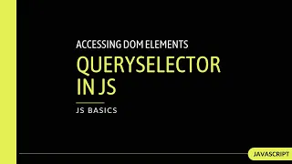 Javascript querySelector