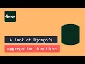 Django s aggregation functions
