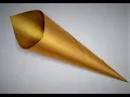 DIY wedding - Tutorial for a cone filled with confetti petals or sugared almonds