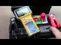 Cen Tech battery analyzer how to test a car battery