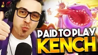PAID TO PLAY GUTTERED TAHM KENCH!!! - Trick2g