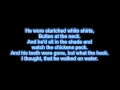 Randy Travis - He walked on water LYRICS