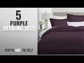 Top 10 Purple Bedding Sets 2018 Italian Luxury 100 Long-Staple Combed Cotton Duvet Cover Set -