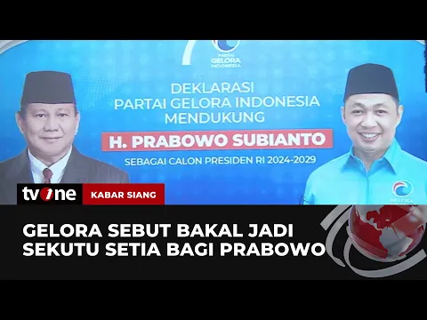 Partai Gelora Gelar Deklarasi Dukung Prabowo di Pilpres 2024