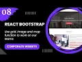 React Bootstrap - Use grid image and map function to work on our teams