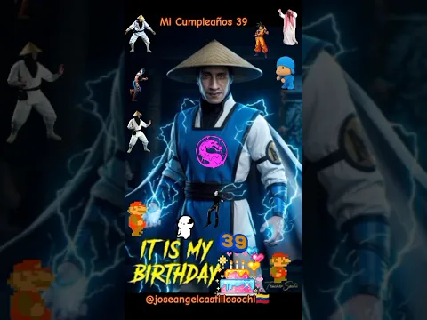 @joseangelcastillosochi17 Llegó mi cumpleaños 39 años 🎂 #funny