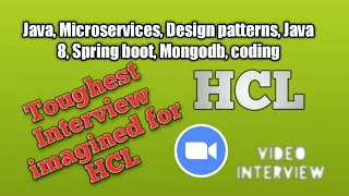 HCL Java realtime interview Java 8 interview questions and answers springboot microservices kafka