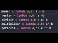 Funciones lambda en python Explicacion