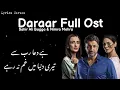 Lagu Daraar Full Ost | Lyrics | Sahir Ali Bagga \u0026 Nimra Mehra