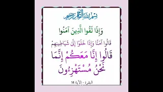 وقفة مع آية للأستاذة الفاضلة رضا جندية 