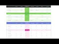 Modern table html css Vertical Horizontal bootstrap