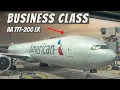 NEVER take THIS SEAT at Business Class on AA 777-200ER from Barcelona to New York