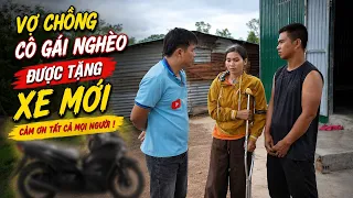Vợ Chồng Cô Gái Nghèo Được Tặng Chiếc Xe Để Đi Kiếm Cơm