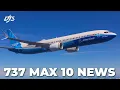 Lagu Nieuws en triest nieuws over de 737 MAX 10 bij ANA