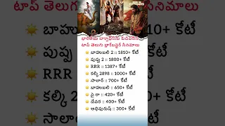 Top Telugu Blockbusters That Shattered Indian Box Office Records Baahubali 2 Pushpa 2 RRR 