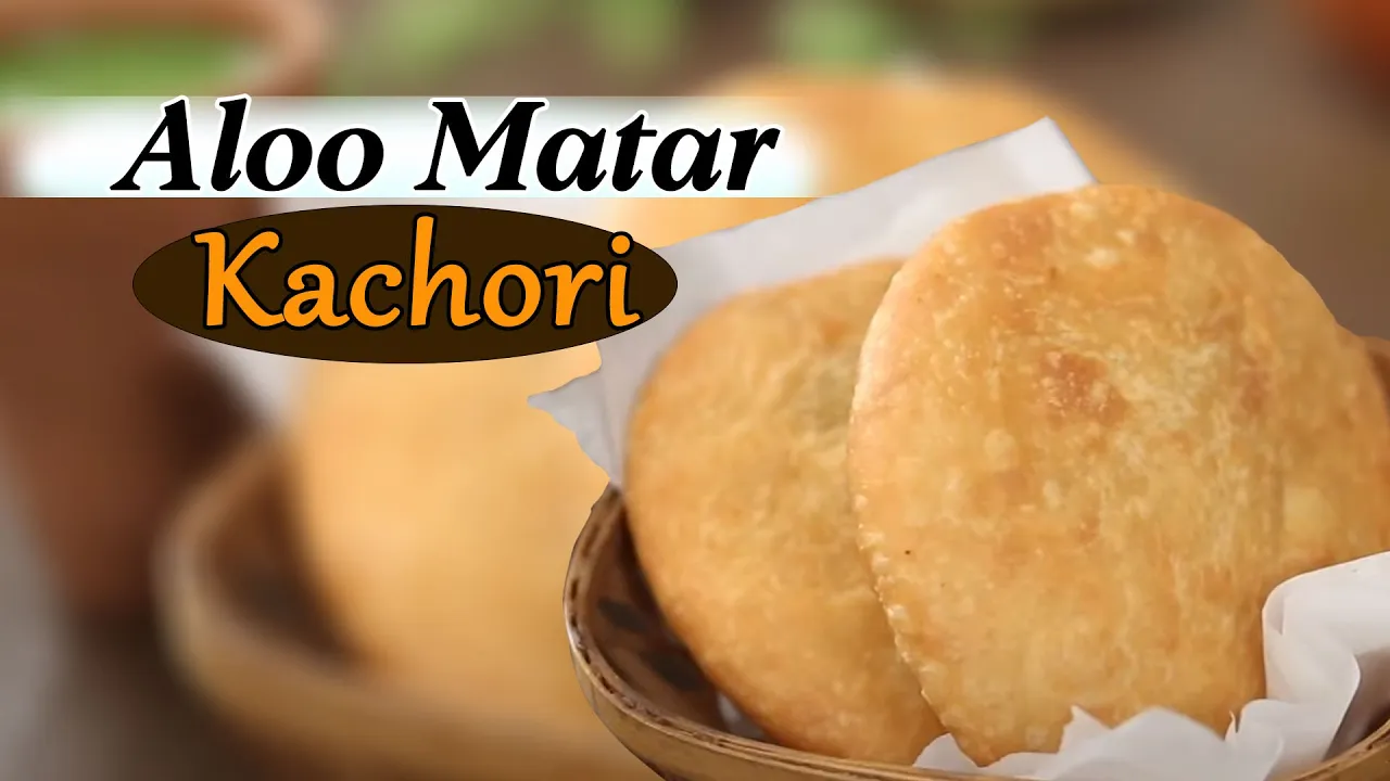             Crispy Aloo Matar Kachori Recipe   FoodFood