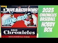 2023 Panini Chronicles Baseball Hobby Box 4 Hits and Low Numbered