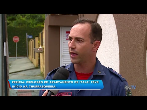Explosão em apartamento de Itajaí teve início em churrasqueira
