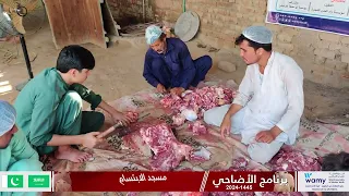 تقرير مشروع الأضاحي مسجد الابتسام لعام 1445 