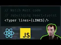 Watch Matt code Rebuilding react-typist