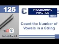 C Program to Count the Number of Vowels in a String in Hindi Kaushal Madhu
