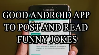 Good Android app to post and read funny jokes