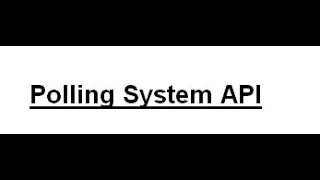 Polling System API Nodejs