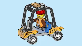 LEGO Instructions | City | 952306 | Airport Worker with Service Car | Magazine Gift