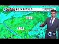 First Alert Weather Extra Rain totals after storms