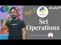Python in Telugu Python Set Operations Different Set Operations in Python Python Set Example