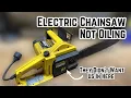 Dry Bar and Chain Fixing the Auto Oiler on a McCulloch Electramac EM250 Electric Chainsaw