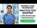 PCT Exam Prep 2026 Pass The Patient Care Technician Practice Test On Your First Try