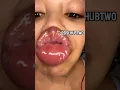 big glossy lips lightskin queen